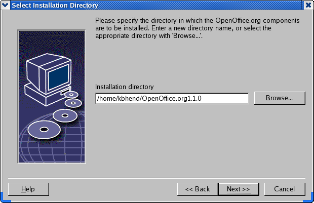 Setup Directory Dialog