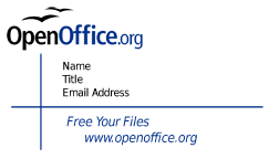 Introducir 33+ imagen open office business card template